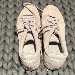 Pale pink adidas